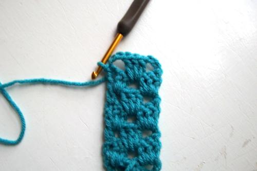 Granny Rectangle End with Slip Stitch