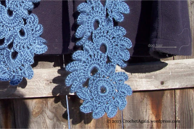 BlueLotusFlowerScarfDetail