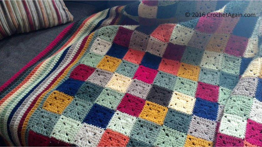 Small Granny Squares Blanket
